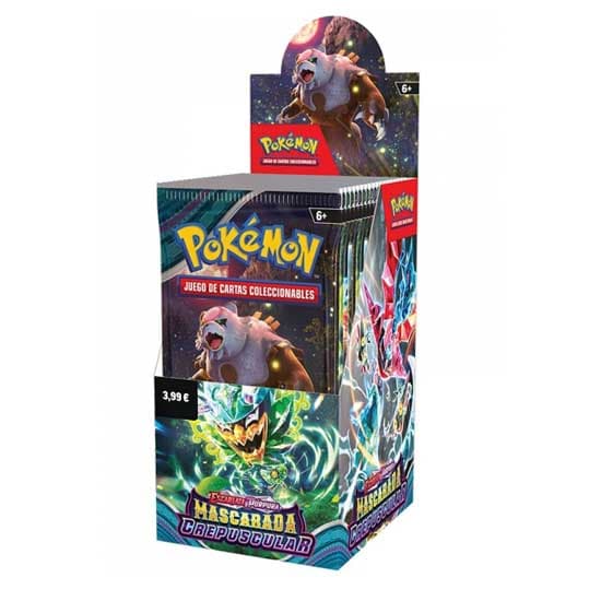 Pokemon Trading Card Game Sv06 Mascarada Crepuscular Booster Box Display Spanske Samlekort 36 Enheder