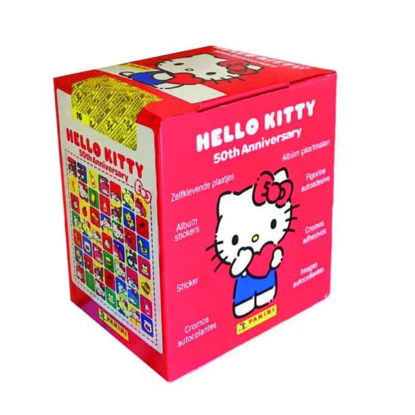 Panini Laatikko 50 Hello Kittyn 50-vuotisjuhlakirjekuorta  English