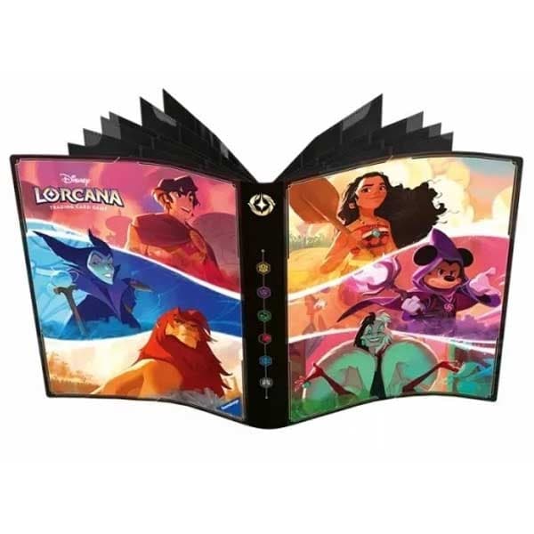 Disney Lorcana Nicholas Kole Shimmering Skies Albumsidor För Kort Flerfärgad English