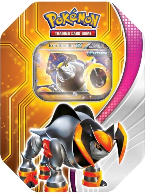 Pokemon Paradox Destinies Tin Box Iron Boulder