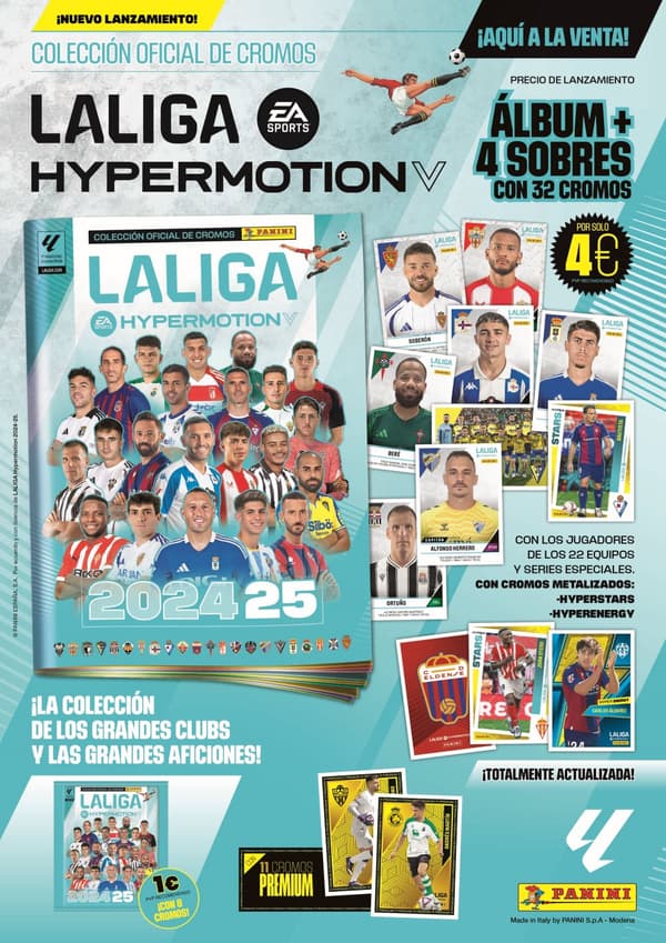 Panini La Laliga Hypermotion Keräilykortit