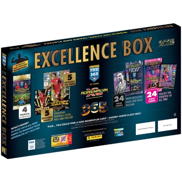 Adrenalyn XL 365 FIFA 2025 Excellence Box - Fotbollskort