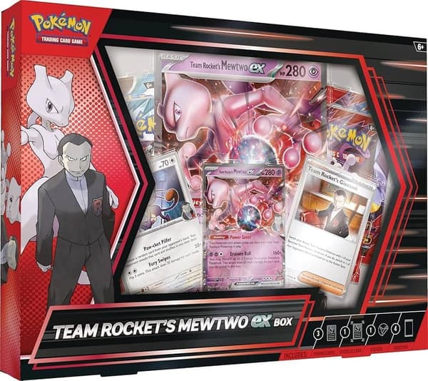 Pokemon Destined Rivals Team Rocket's Mewtwo EX Box