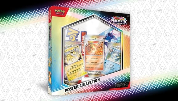 Pokémon TCG: Prismatic Evolutions Poster Collection – Eevee & Evolutions