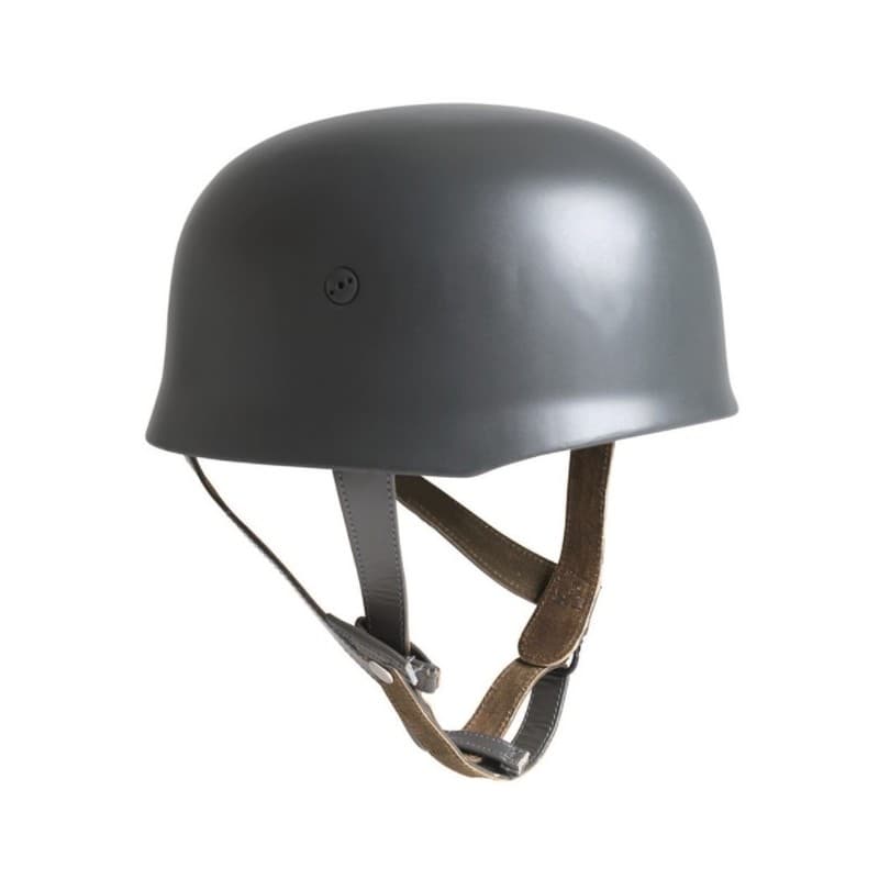 WWII LUFTWAFFE FALLSKÄRMSJÄGARHJÄLM + REPRO HJÄLMDEKALER