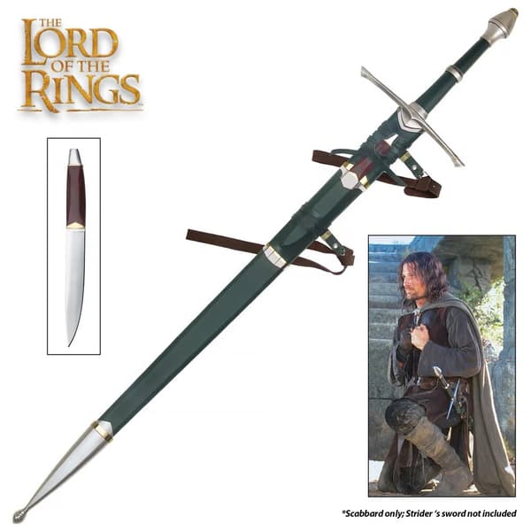 UC1366 Lord of the Rings: Strider Scabbard with Dagger