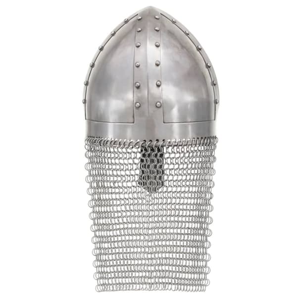 The Living Store Korsriddarhjälm för LARP silver stål -  Samlarvapen