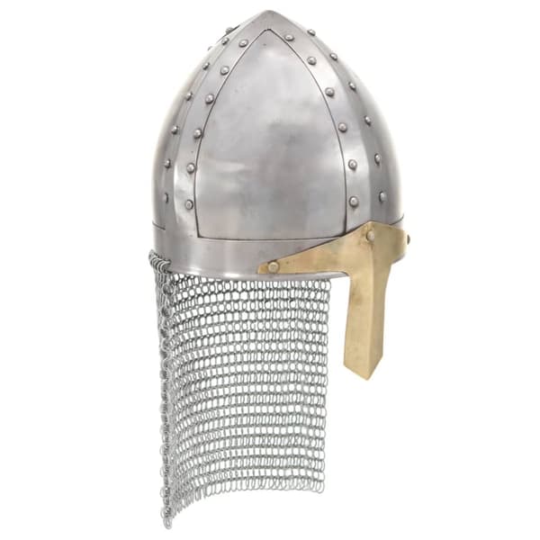 The Living Store Korsriddarhjälm för LARP silver stål - Samlarvapen