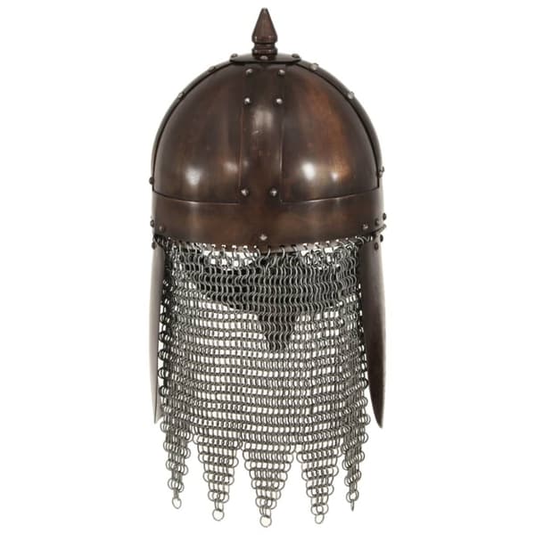 Vikingahjälm för LARP koppar stål