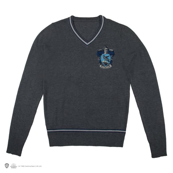 Harry Potter - Ravenclaw - Grey Knitted Sweater - Medium