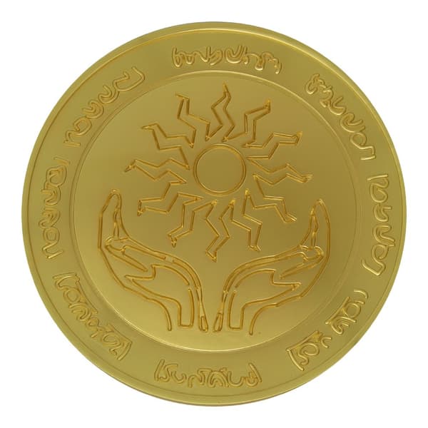 Dungeons  Dragons 24k Gold Plated Amulet of Health Medallion