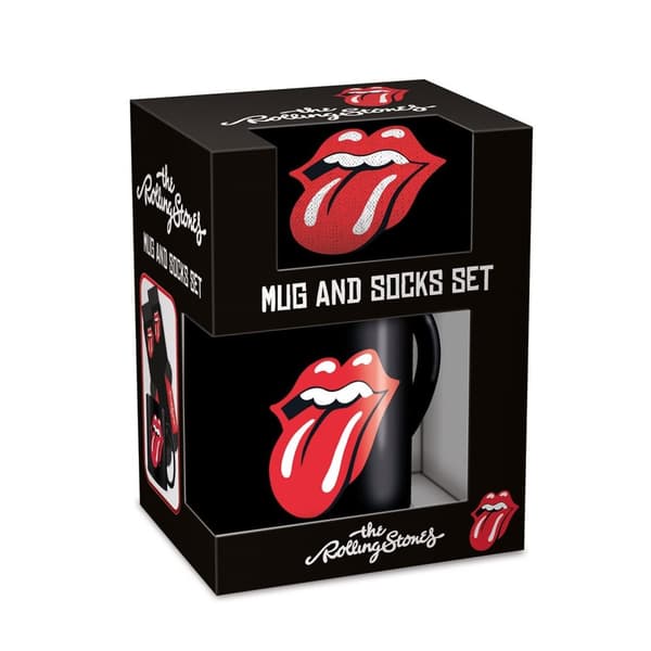 Pyramid International - THE ROLLING STONES (TONGUE) MUG SOCK SET - UK 3-8 / EU 36-41