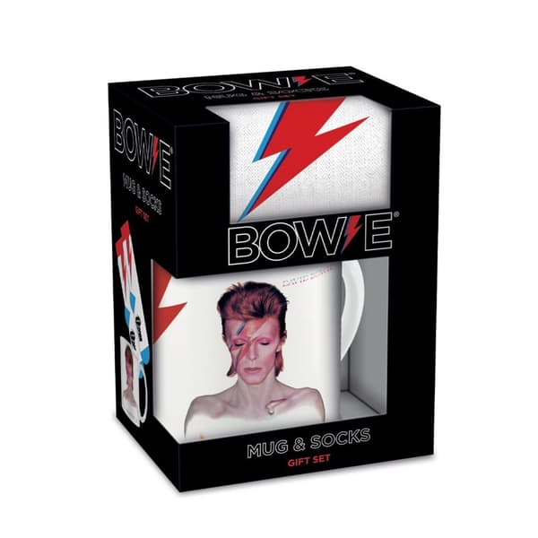 Pyramid International - David Bowie Mug  Sock Set - UK sizes 3-8 (EU 36-41)