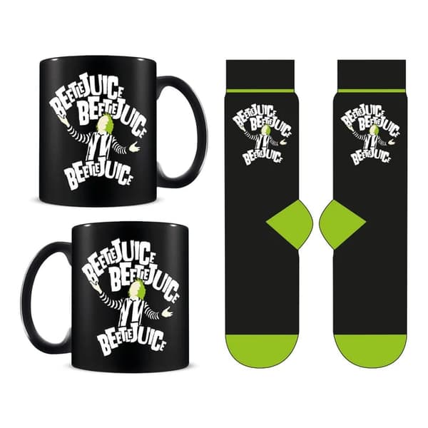 BEETLEJUICE MUG  SOCK SET