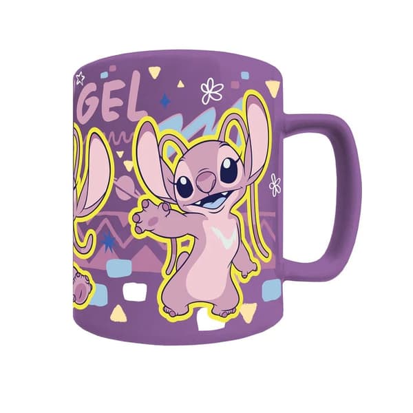 LILO  STITCH FUZZY MUG - ANGEL