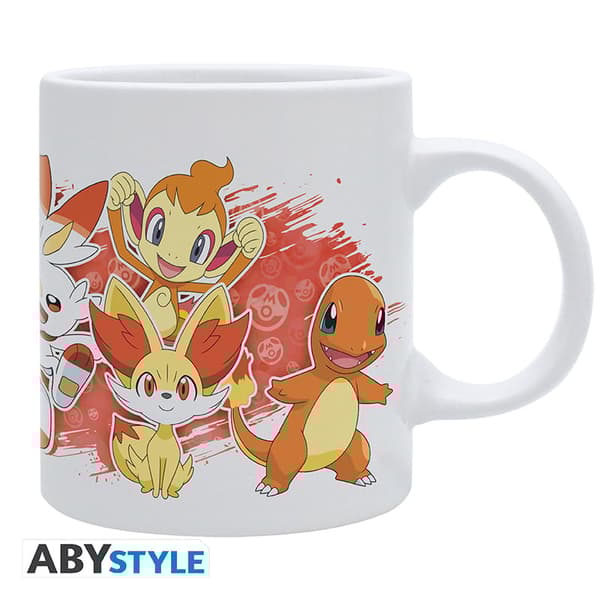 POKEMON Mug Fire Starters - White - 320 ml