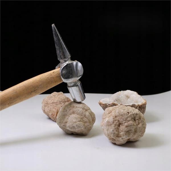 AKAATTI Geodi 5-7 cm AVAAMATON LUONNOLLINEN LAHJA KAUNIS MINERAALI 1kpl
