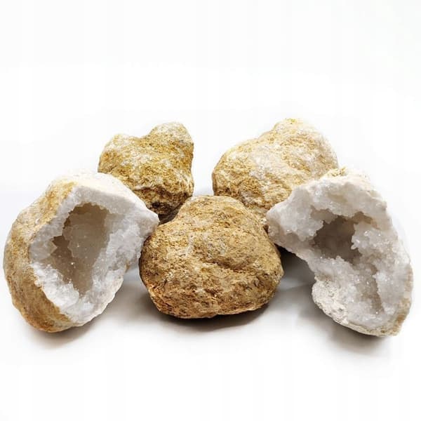 AKAATTI Geodi 5-7 cm AVAAMATON LUONNOLLINEN LAHJA KAUNIS MINERAALI 1kpl