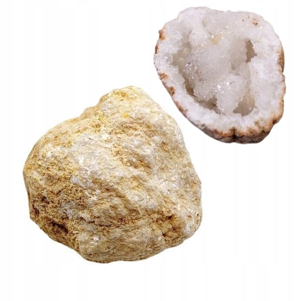 AKAATTI Geodi 5-7 cm AVAAMATON LUONNOLLINEN LAHJA KAUNIS MINERAALI 1kpl