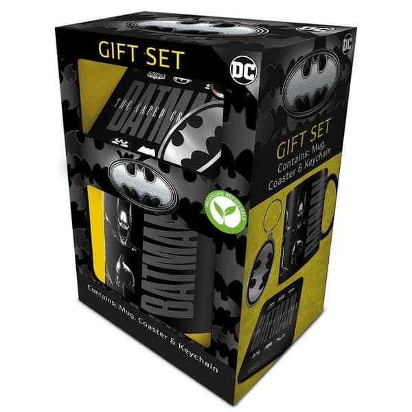 BATMAN GIFT SET (MUG, COASTER KEYCHAIN)