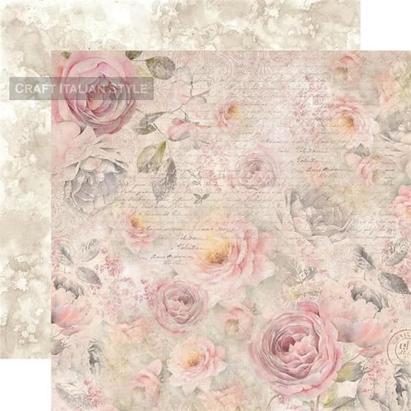 Paper Pad Stamperia - Shabby Rose - 12x12 Tum