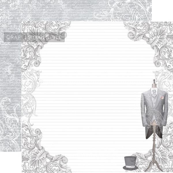 Paper Pad Stamperia - Wedding - 12x12 Tum