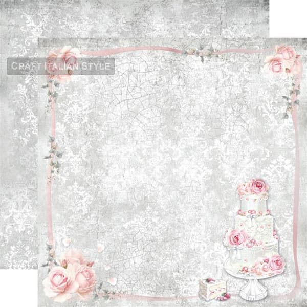 Paper Pad Stamperia - Wedding - 12x12 Tum