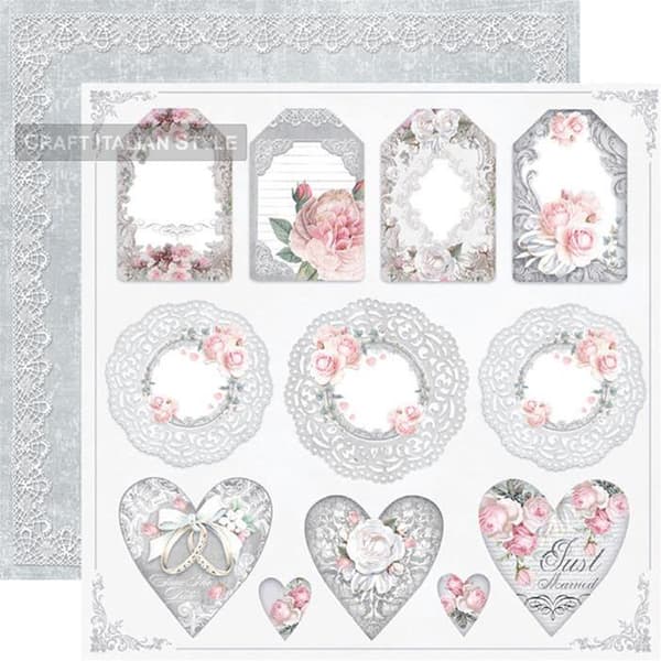 Paper Pad Stamperia - Wedding - 12x12 Tum