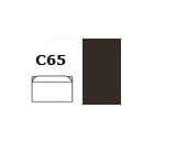 Kuvert Artoz 1001 C65 Ofodrade Svart 219 50/fp