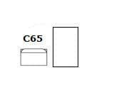 Kuvert Artoz 1001 C65 Ofodrade Vit 211 50/fp