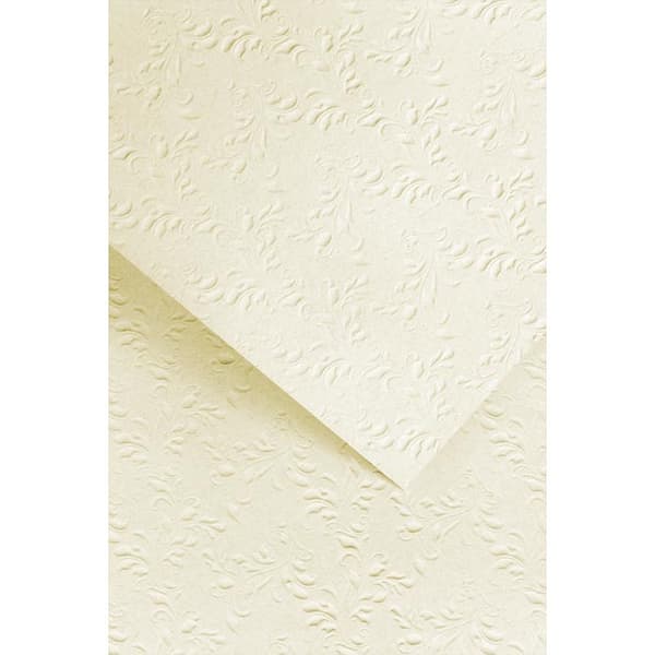 Embossed Wedding Paper - 20 Ark - A4 - Paris Off White - 220 g