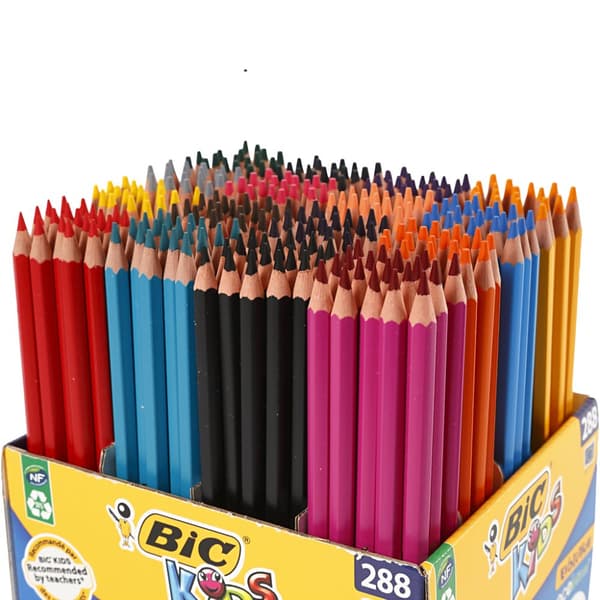 Bic Kids Evolution färgpennor - 288 st - Mixade färger - 3 mm