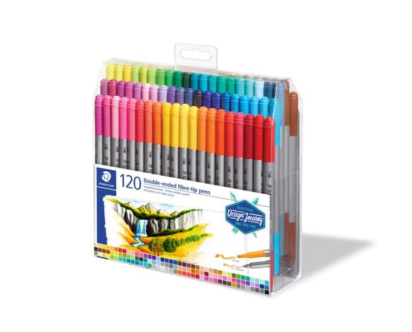 Fiberspetspenna Dubbel 120-p Design Journey Staedtler