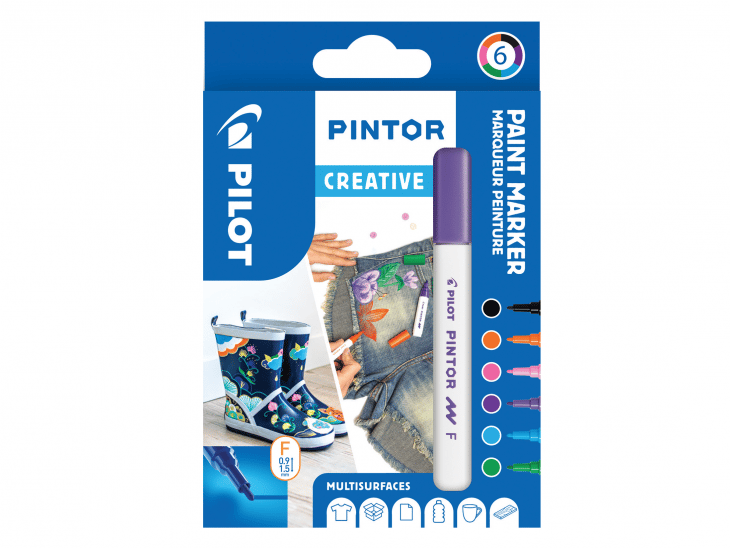 PILOT Märkpenna Pintor Fine 6-pack Fun Mix