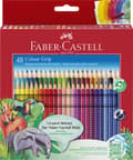 Miniatyrbillede 1 af 8: Akvarellpennor Grip 48 färger Faber-Castell