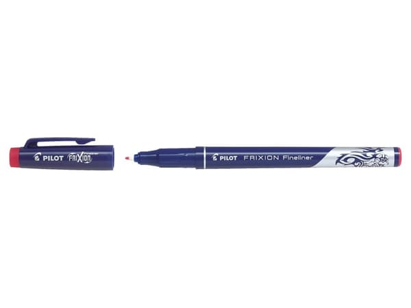 Fineliner Pilot Frixion 4-p svart/grön/blå/röd