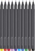 Miniatyrbillede 5 af 6: Fiberpenna Grip Finepen 0.4 mm 10-p, Faber-Castell