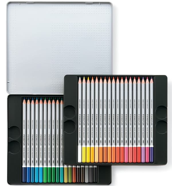 Karat® akvarell 36-pack av högsta kvalitet i metallask Staedtler