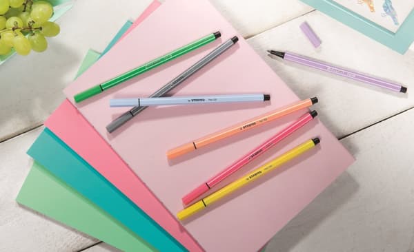 Pen 68 Fiberpenna Pastell 8-pack STABILO