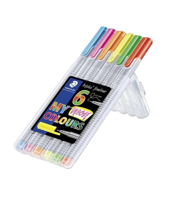 Triplus® Fineliner Neon 6-p Staedtler