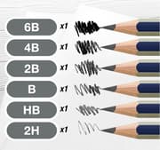 Skisspennor/Blyertspennor Faber-Castell Graphite Sketch Set Goldfaber