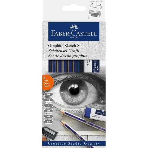 Skisspennor/Blyertspennor Faber-Castell Graphite Sketch Set Goldfaber