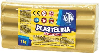 Plastelina 1kg brązowa jasna ASTRA