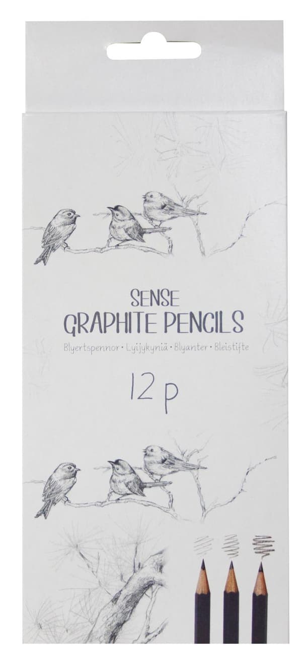 Sense Blyertspennor 12-pack