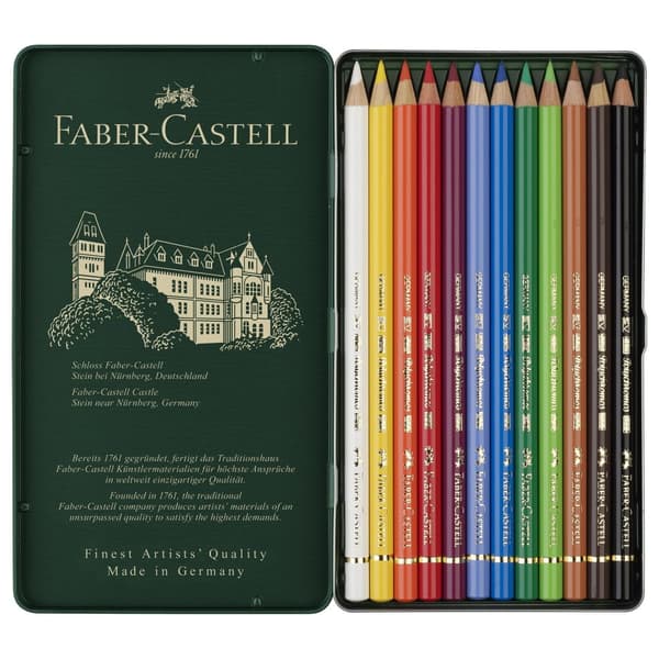 Färgpenna FABER CASTELL Polychroms 12/fp