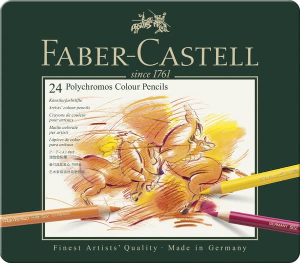 Färgpenna FABER CASTELL Polychroms 24/fp