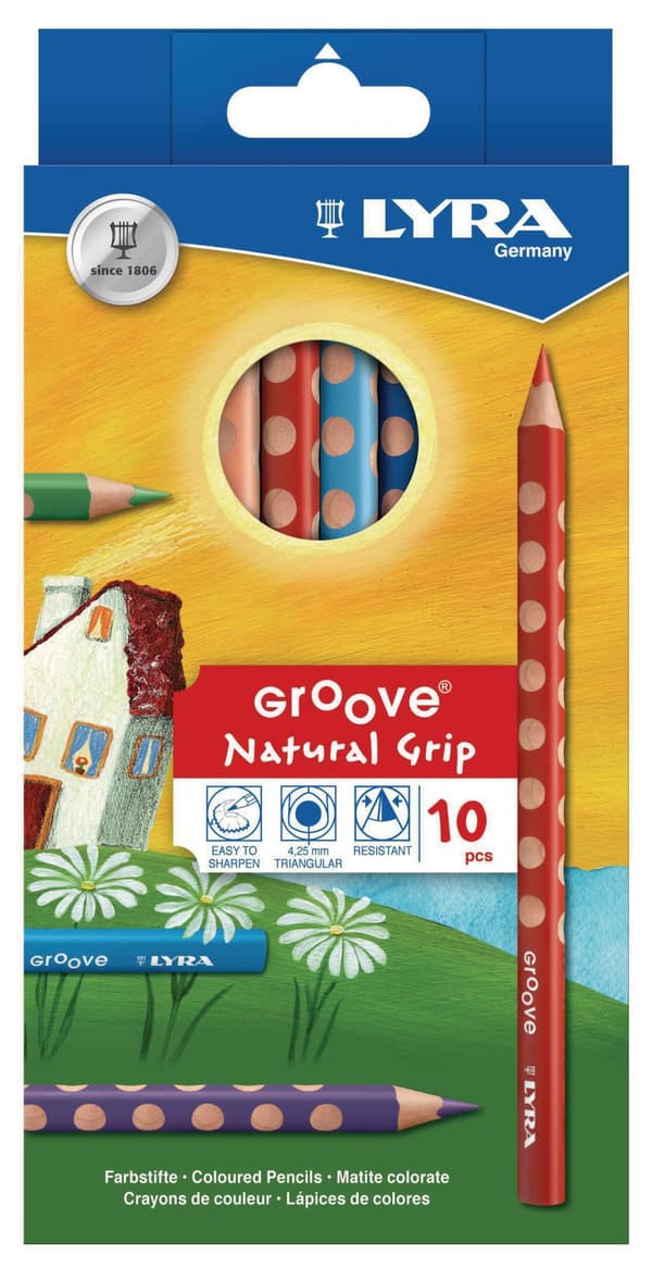 Färgpenna LYRA Groove 10/fp