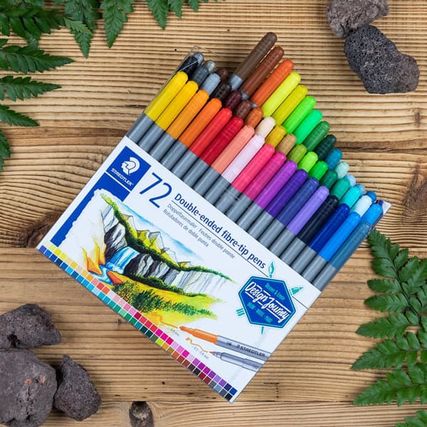 Design Journey Dobbel Fiberpenn 72 stk Staedtler