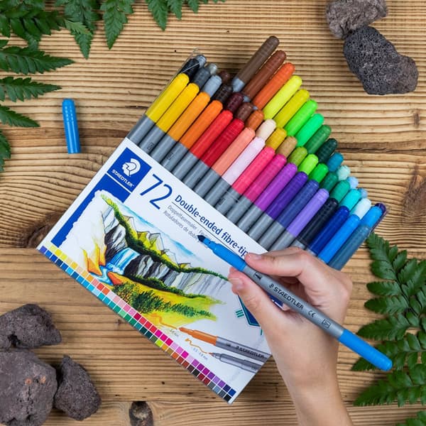 Design Journey Dobbel Fiberpenn 72 stk Staedtler