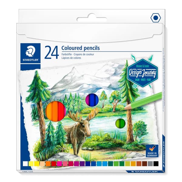 Design Journey Fargeblyanter 24 stk Staedtler